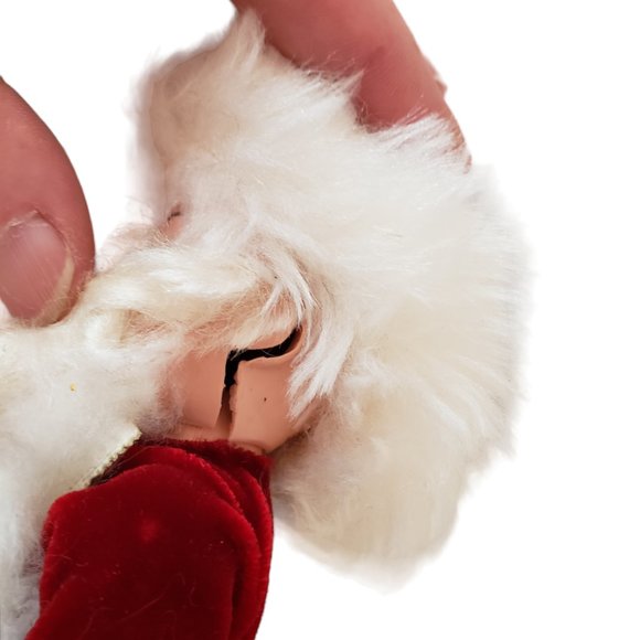 Santa Claus Doll Sleepy Eyes 8" Celluloid? Vintage 1950s 50s MCM RARE - Picture 10 of 10